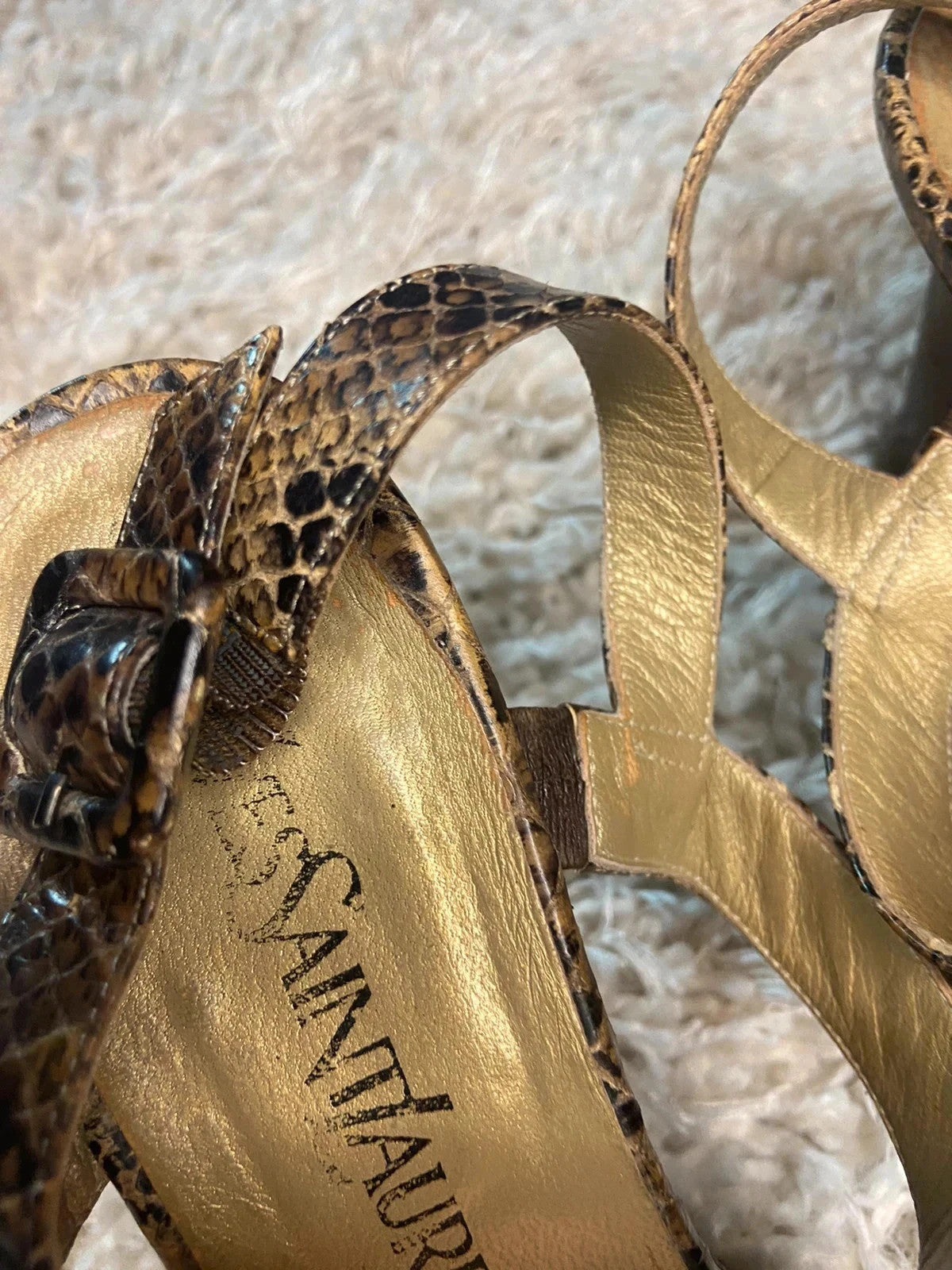 Sandales à talons Yves Saint Laurent
