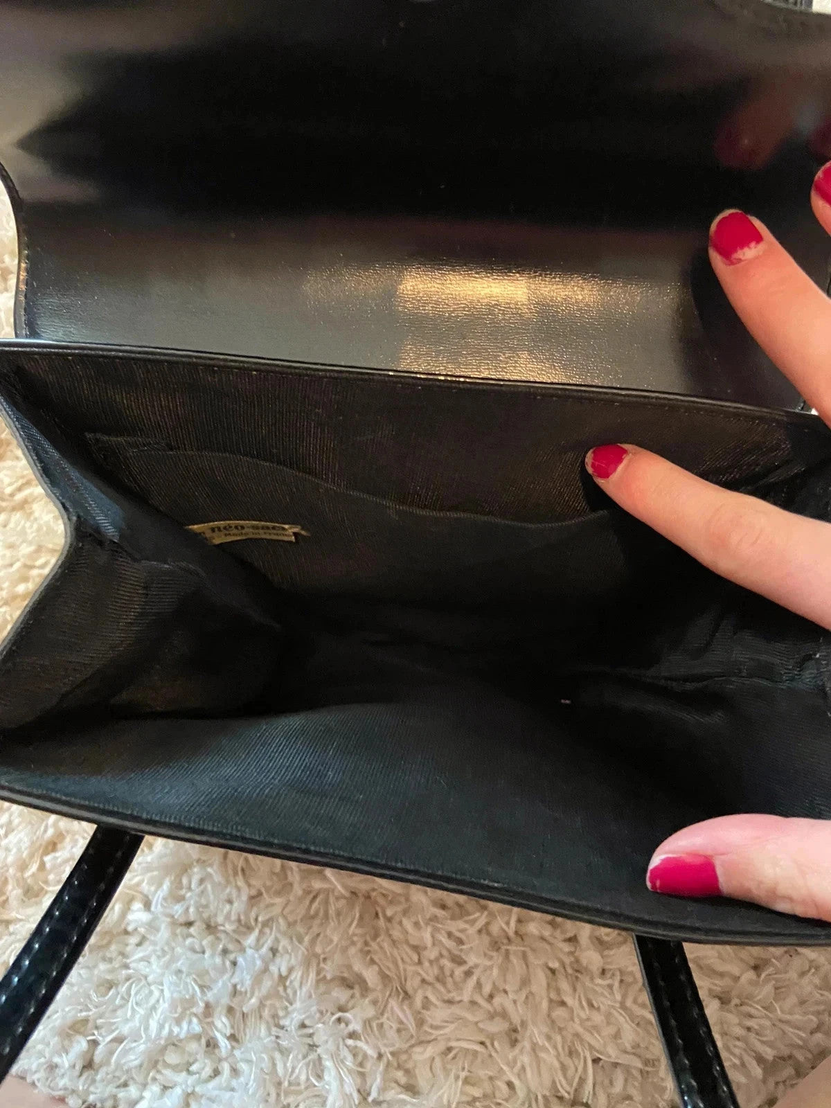 Sac à main vernis vintage