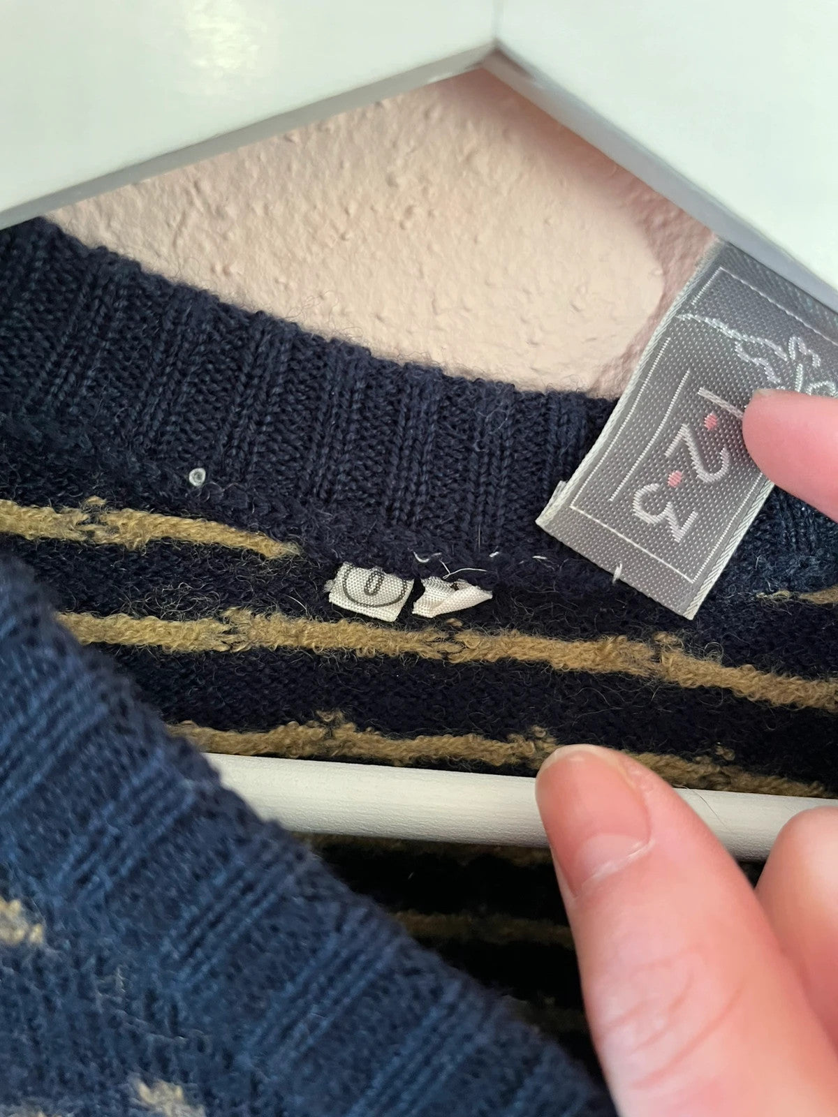 Pull vintage en laine