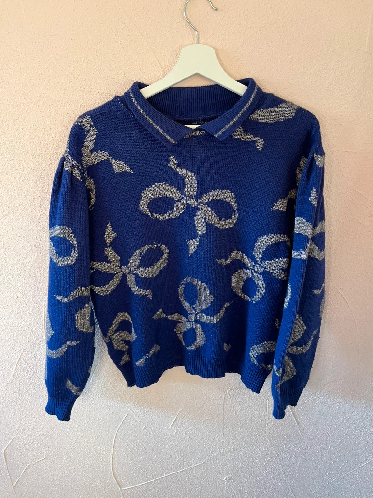 Pull vintage noeuds