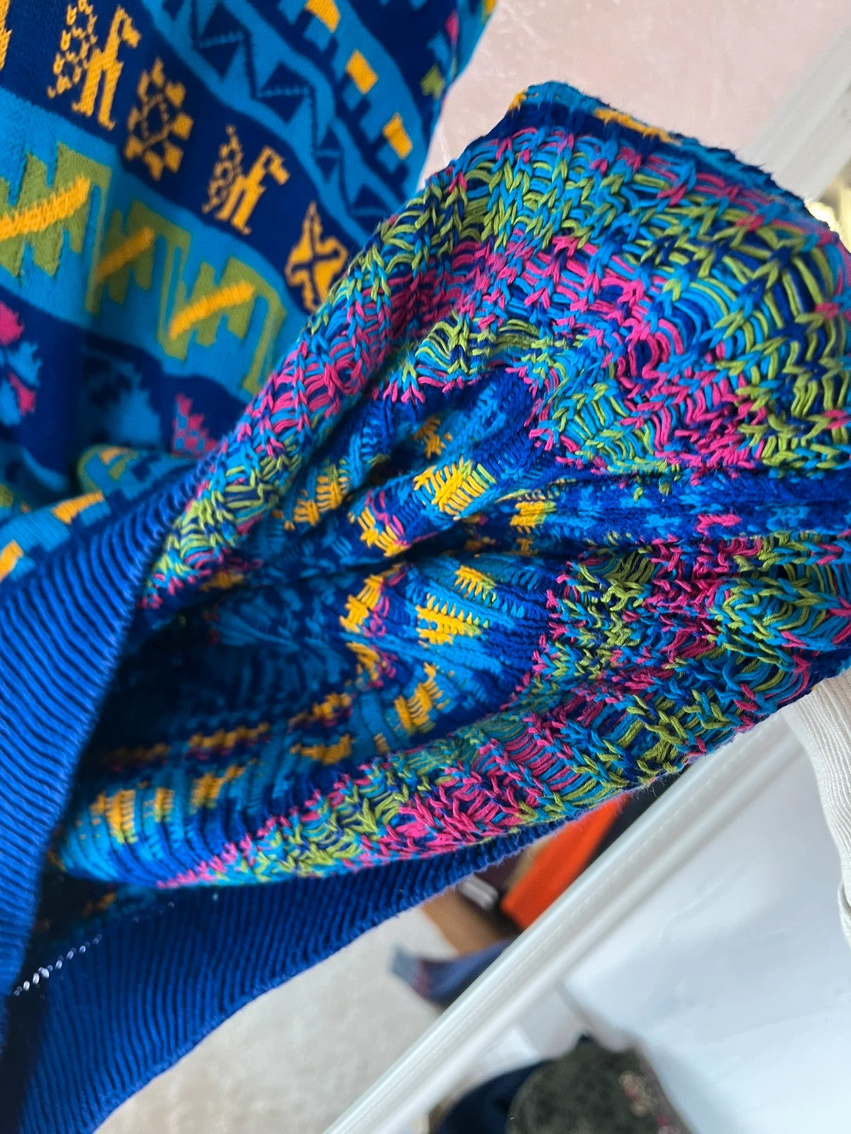 Pull vintage jacquard