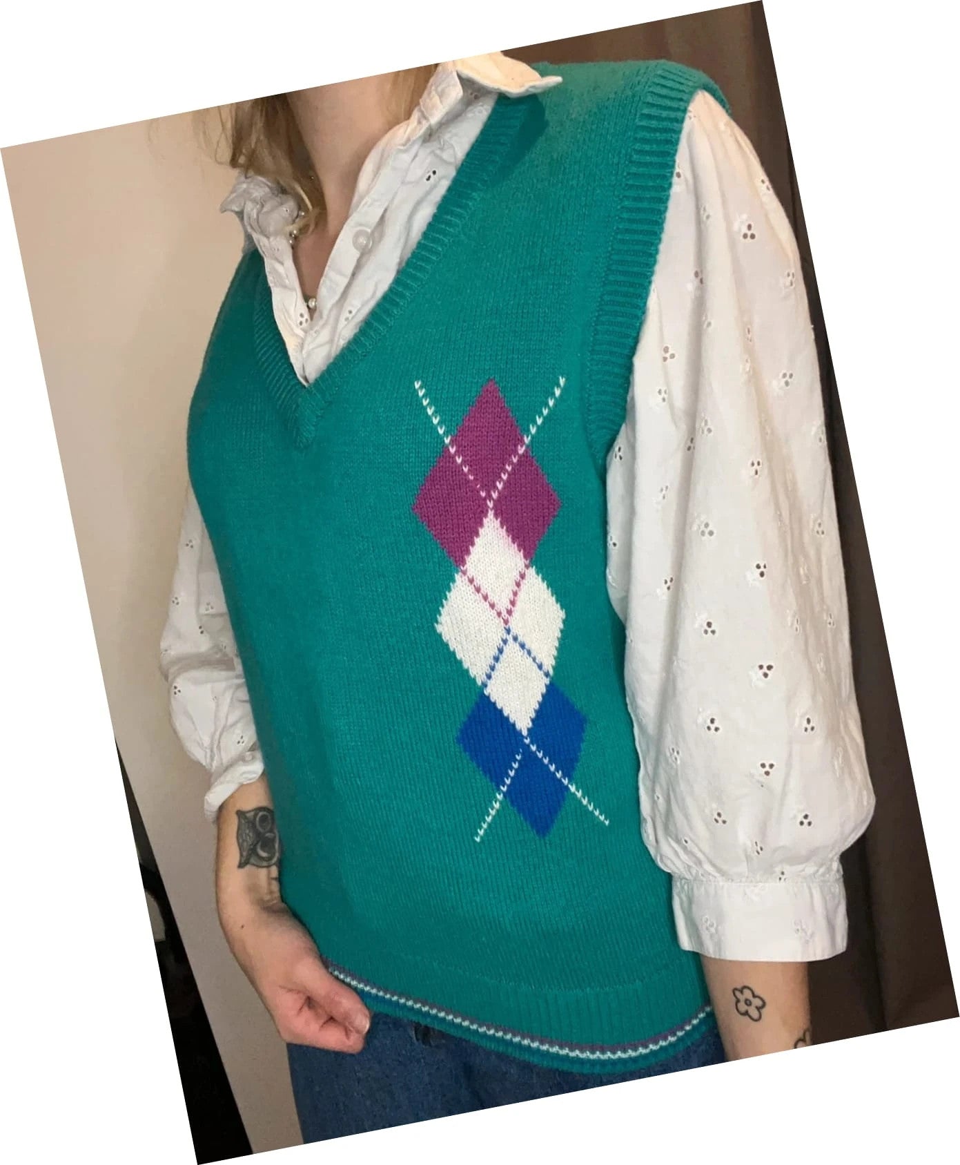 Pull Lacoste vintage sans manches