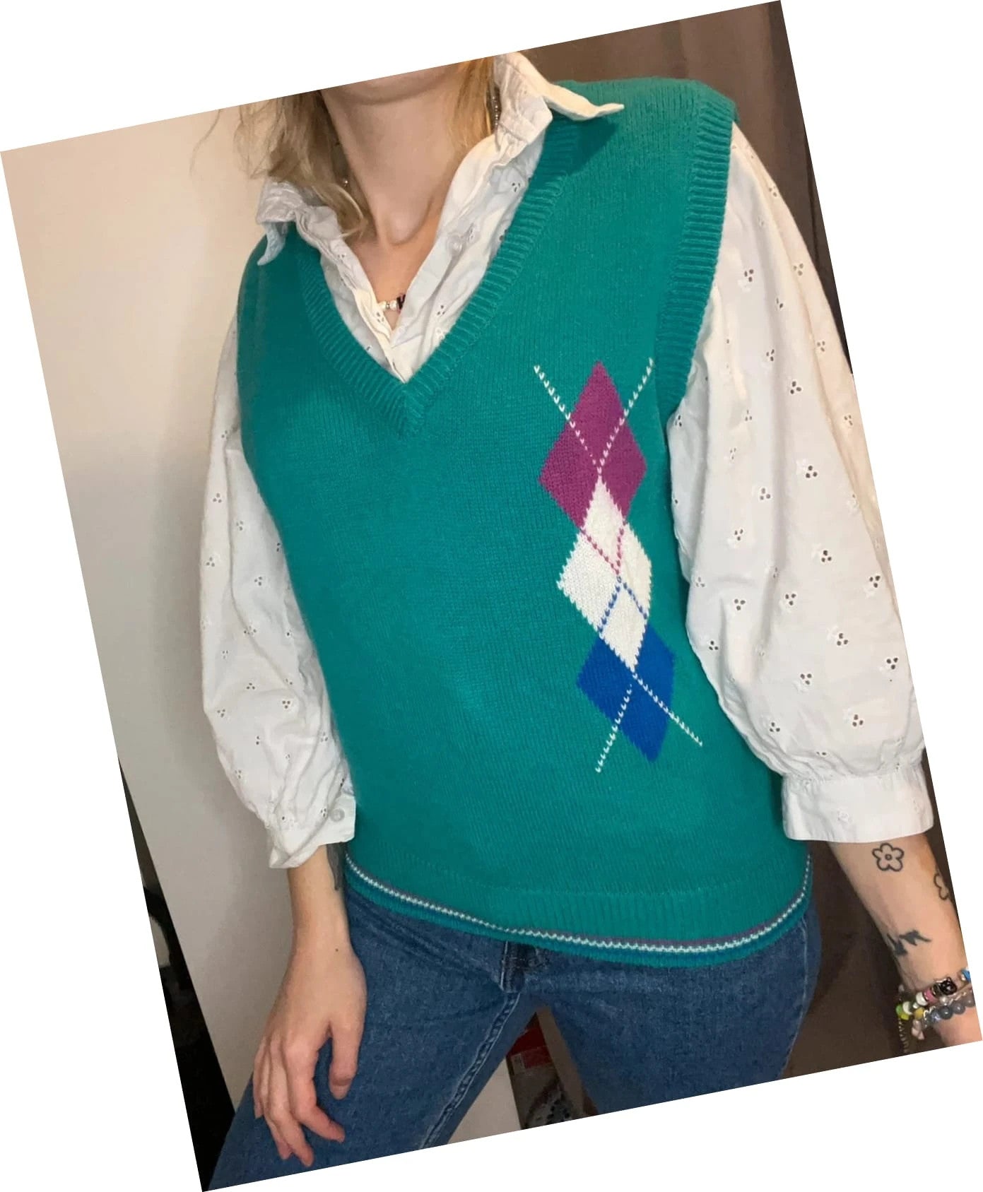 Pull Lacoste vintage sans manches