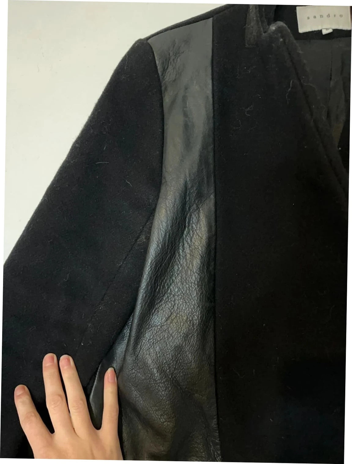 Manteau long Sandro en laine