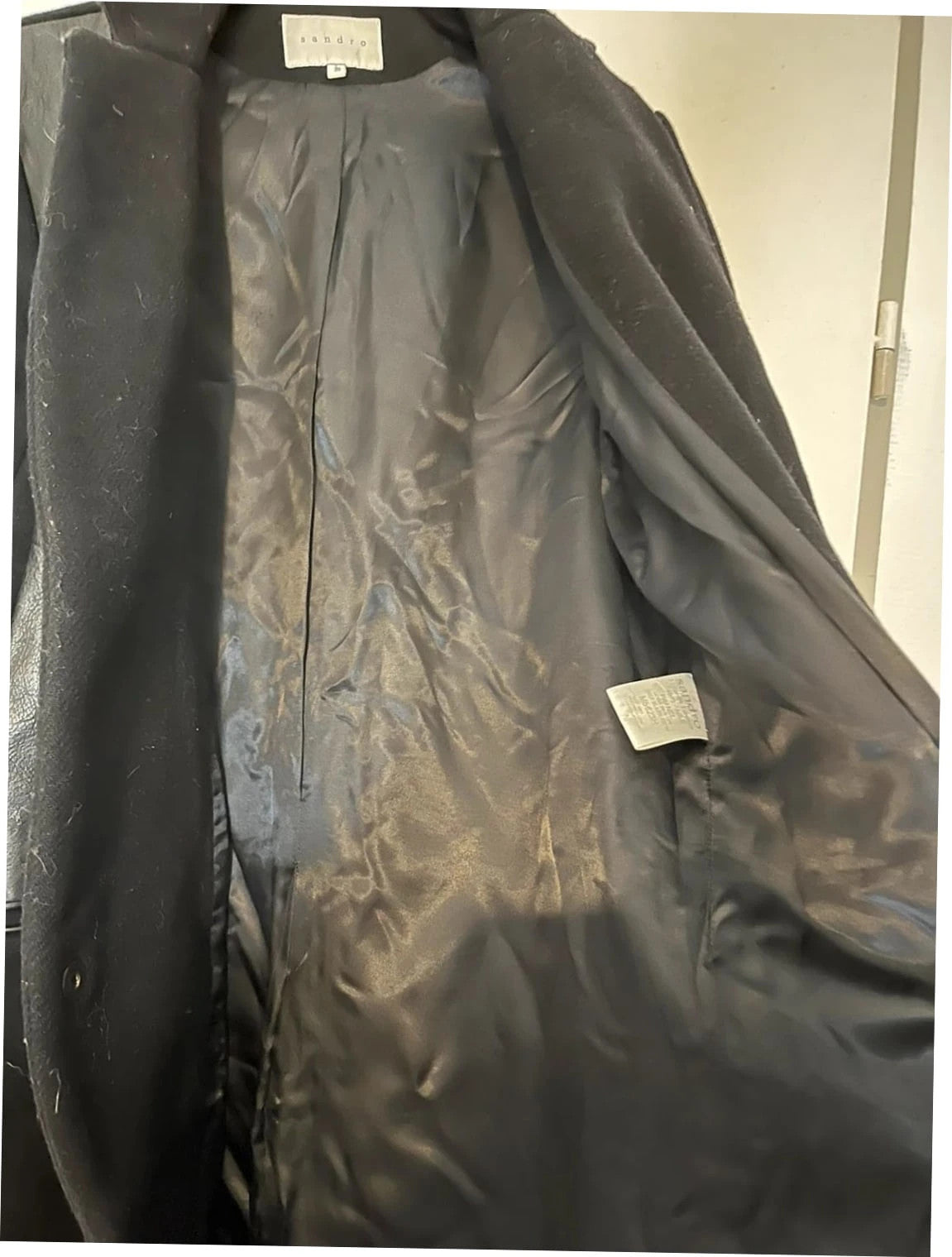 Manteau long Sandro en laine
