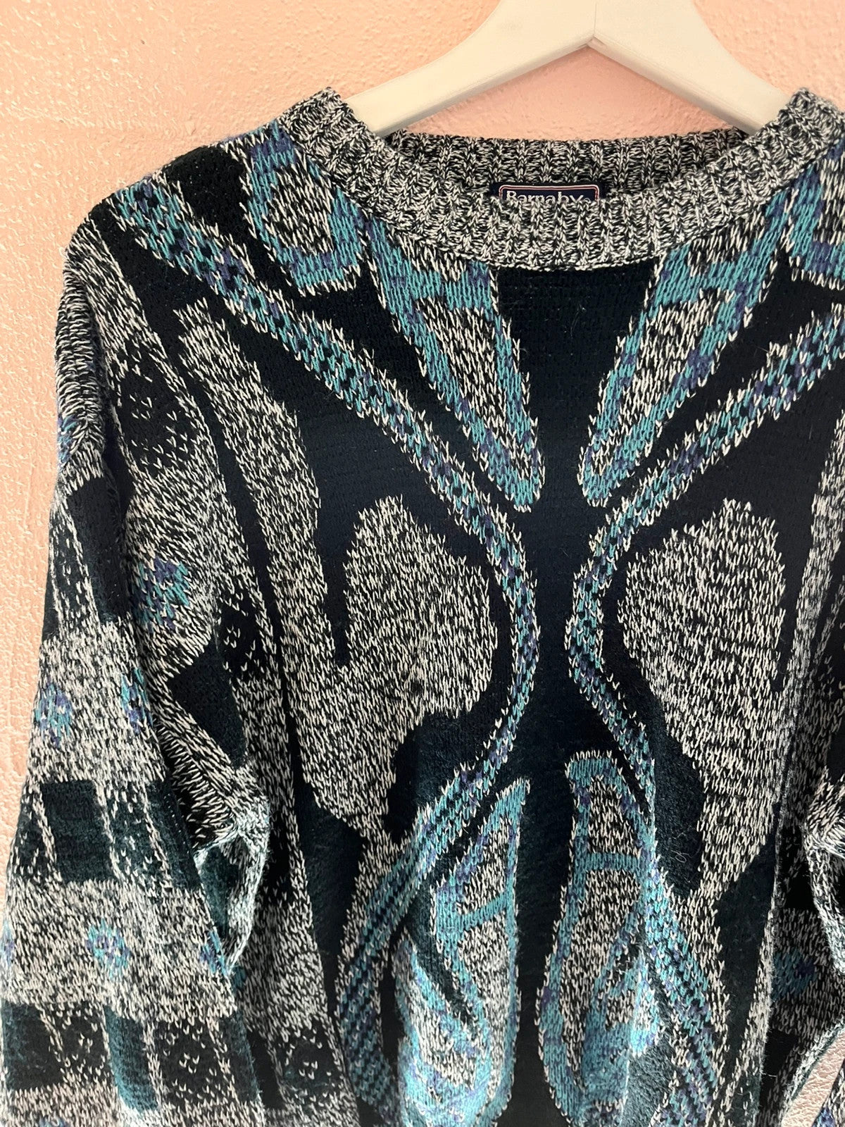 Pull vintage à motifs