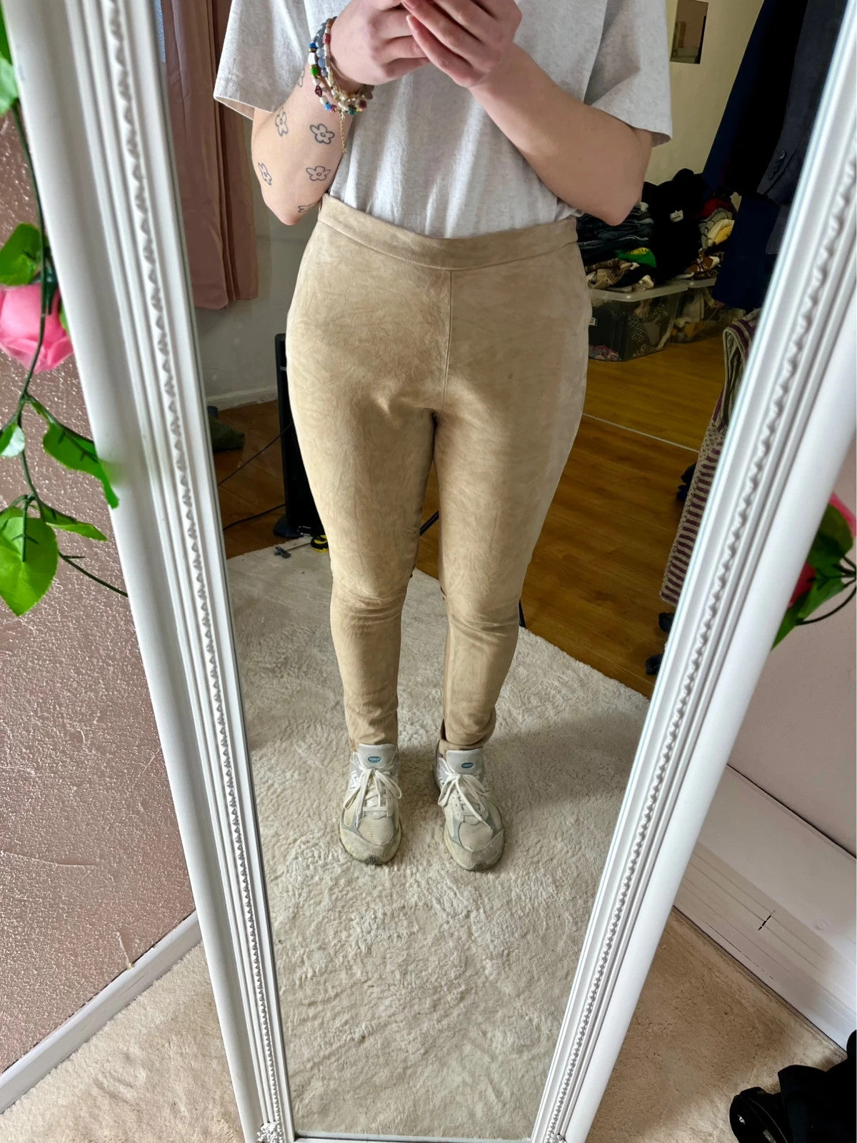 Legging en daim Max Mara studio