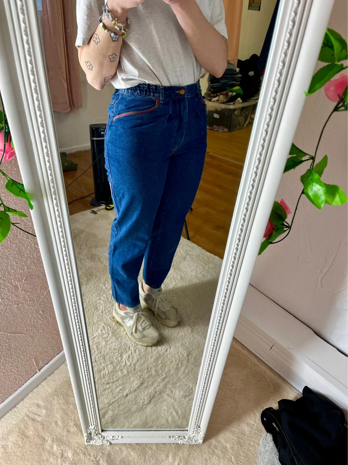 Jean Chipie vintage avec Patch années 90