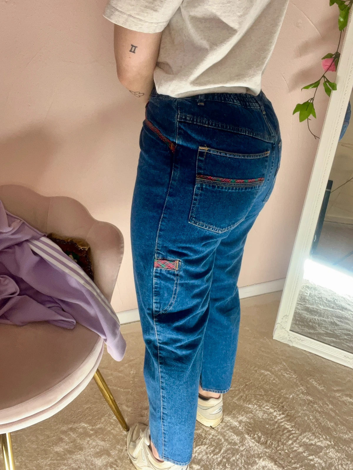 Jean Chipie vintage avec Patch années 90