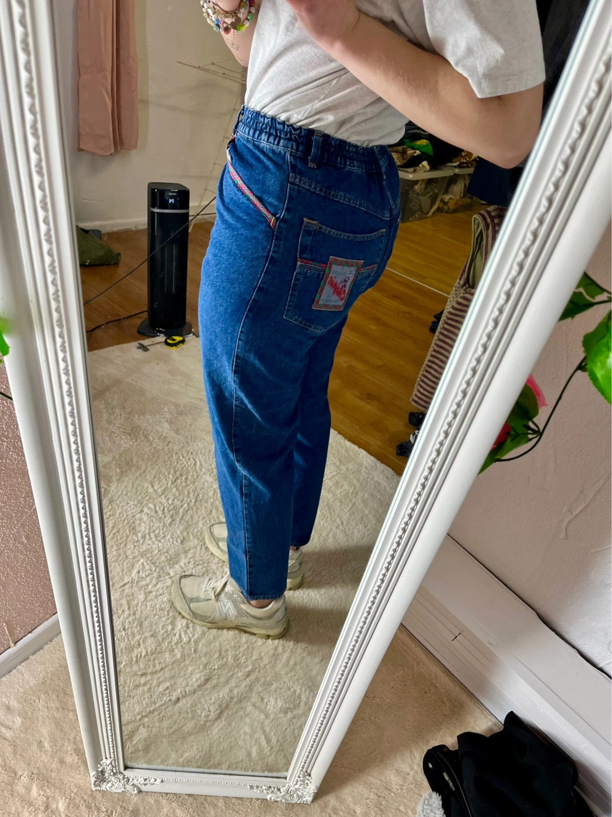 Jean Chipie vintage avec Patch années 90