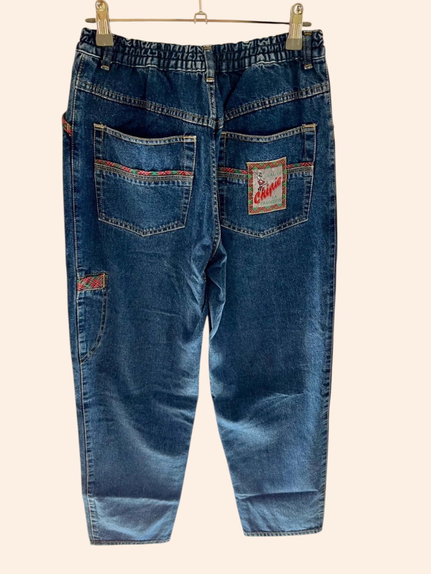 Jean Chipie vintage avec Patch années 90