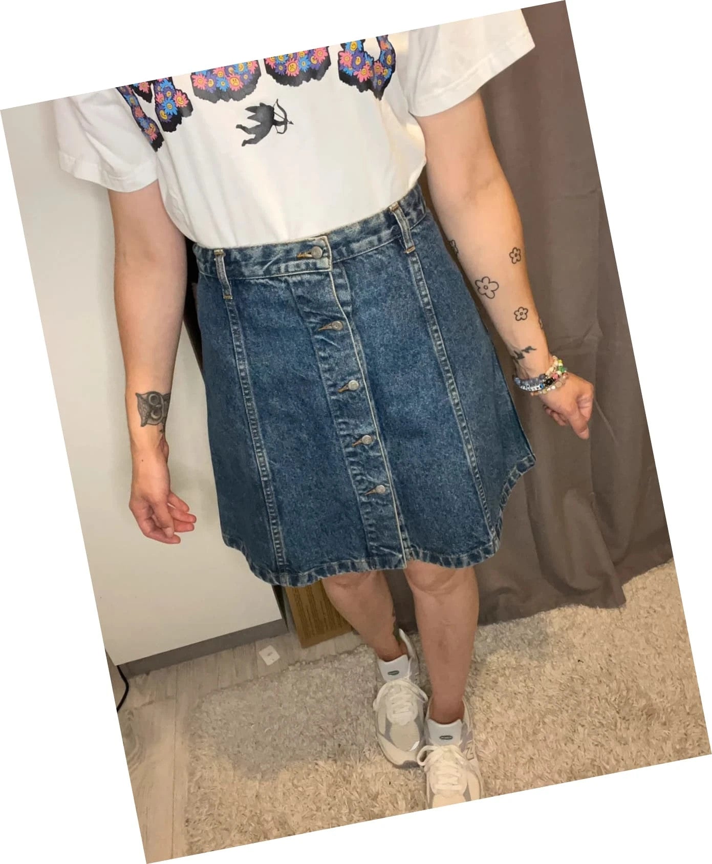 Jupe vintage en jean