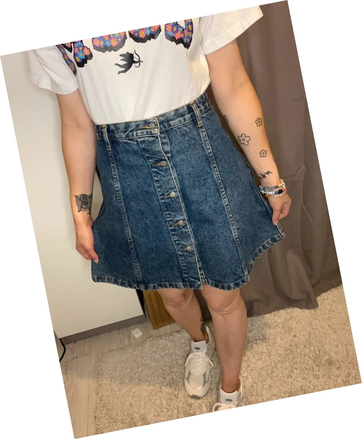 Jupe vintage en jean