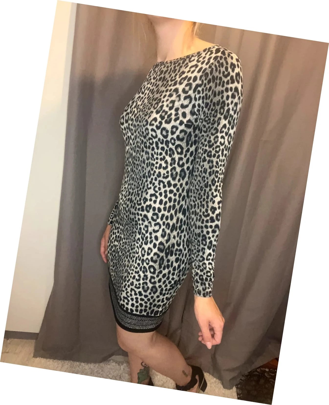Robe Michael Kors motifs léopard