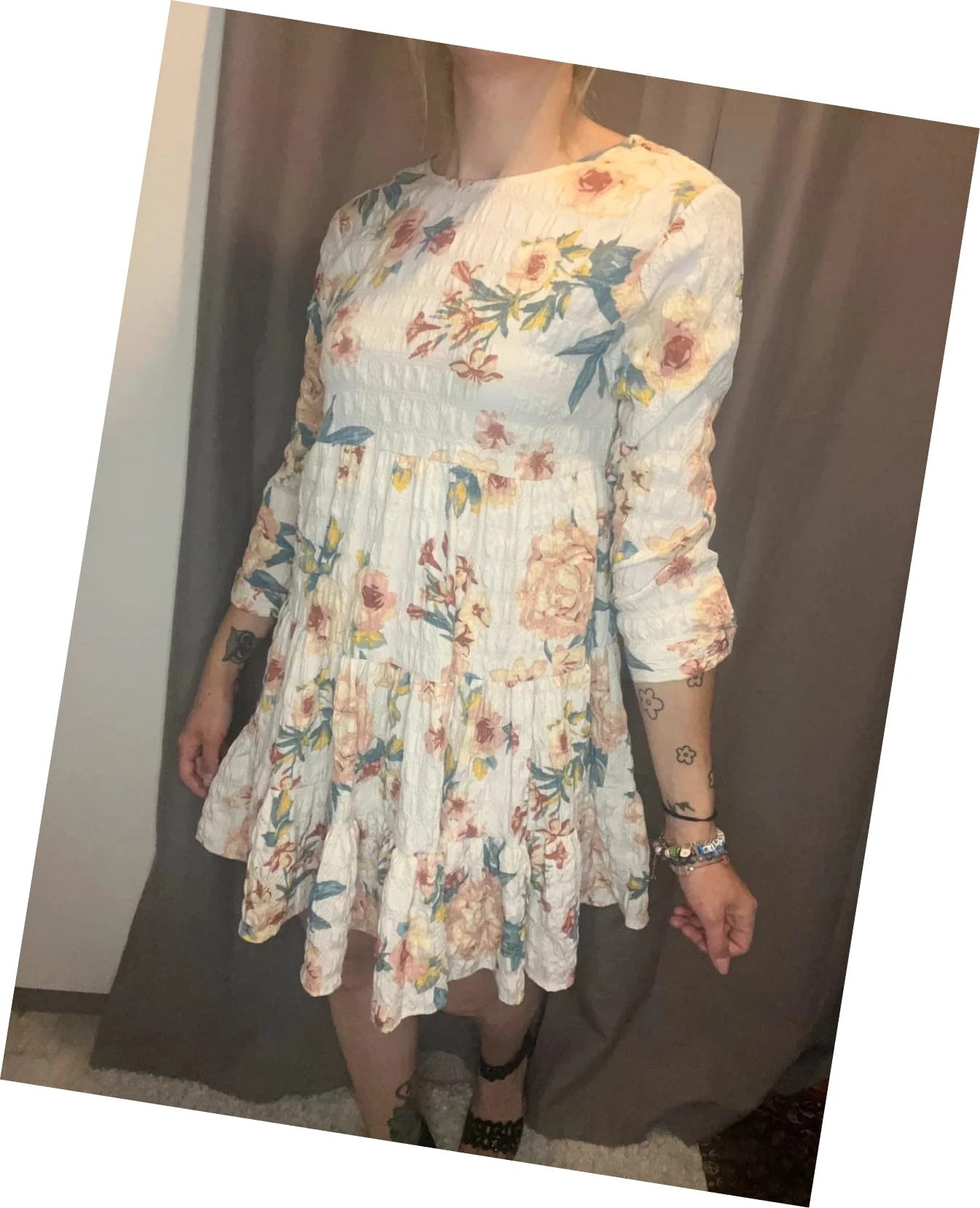 Robe fleurie Zara