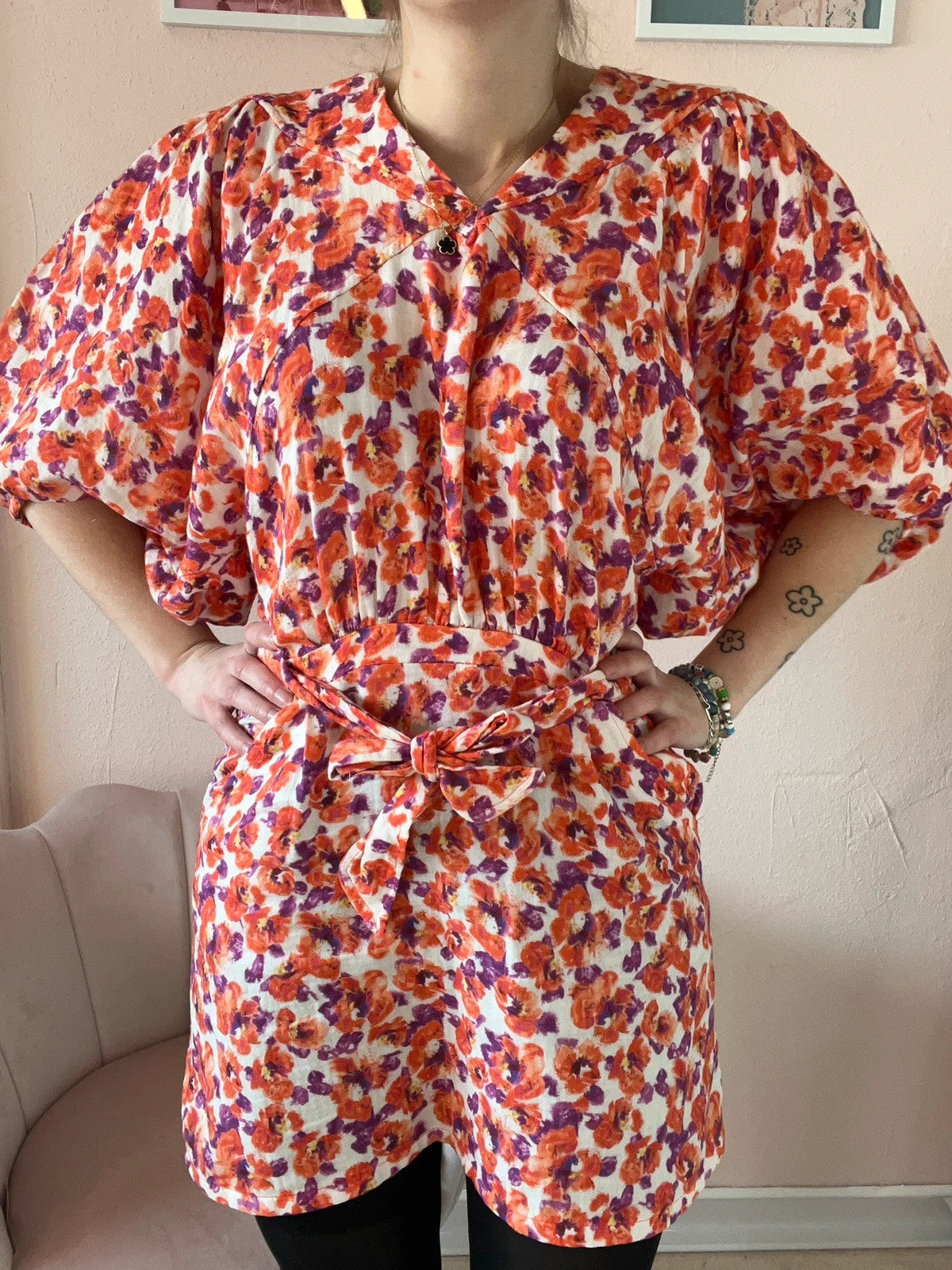 Robe à fleurs