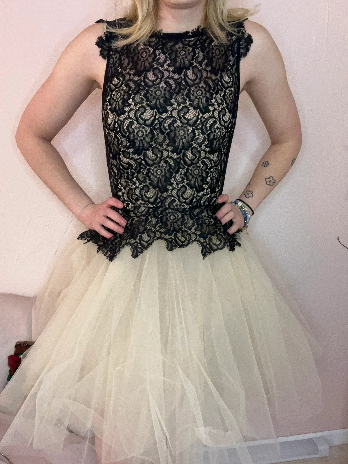 Robe cocktail en Tulle René Derhy