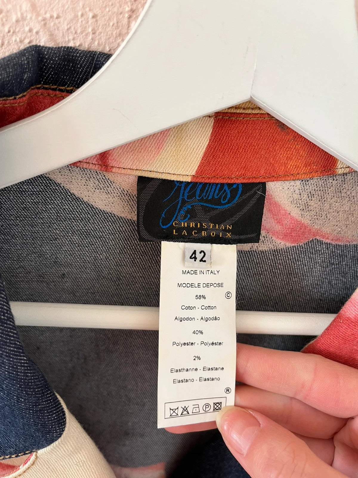 Veste en jean Christian Lacroix