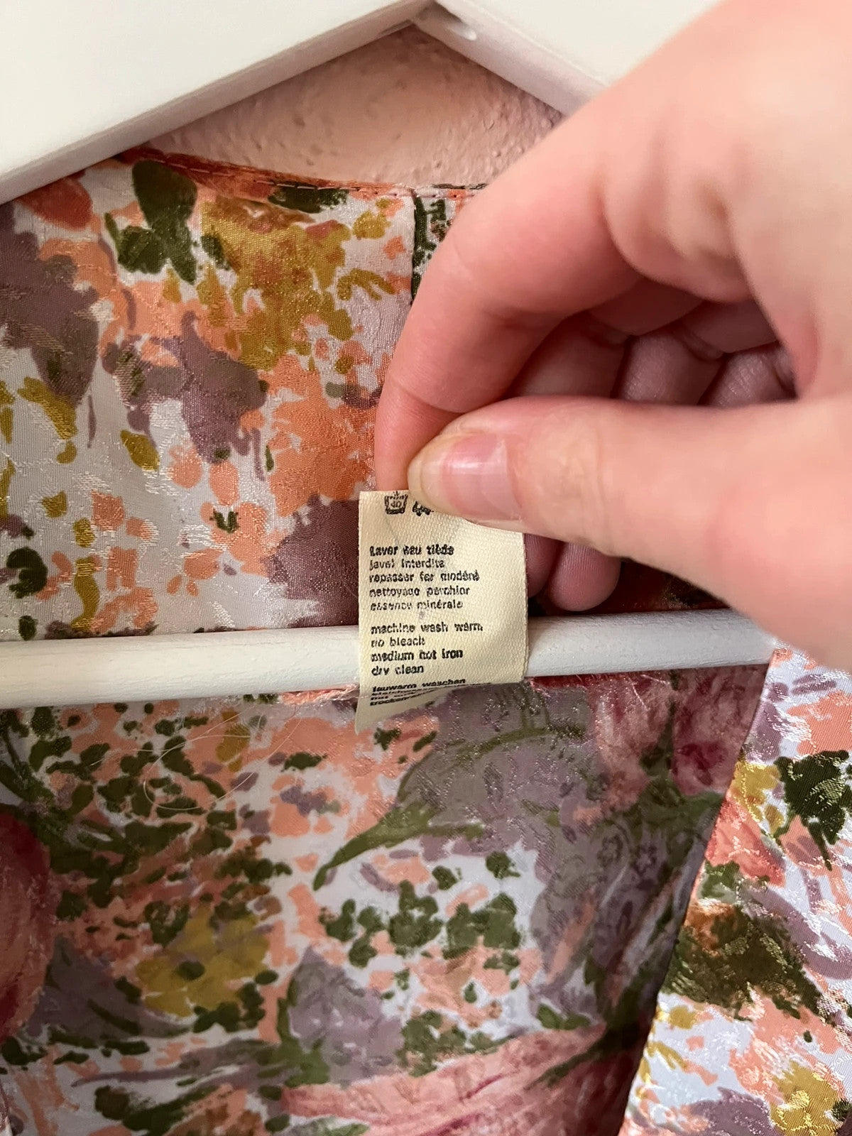 Kimono vintage à fleurs