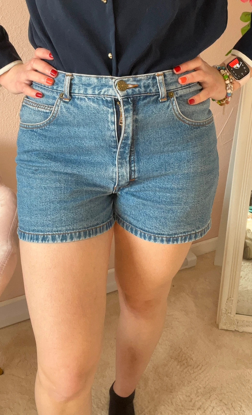Mini Short en jean vintage