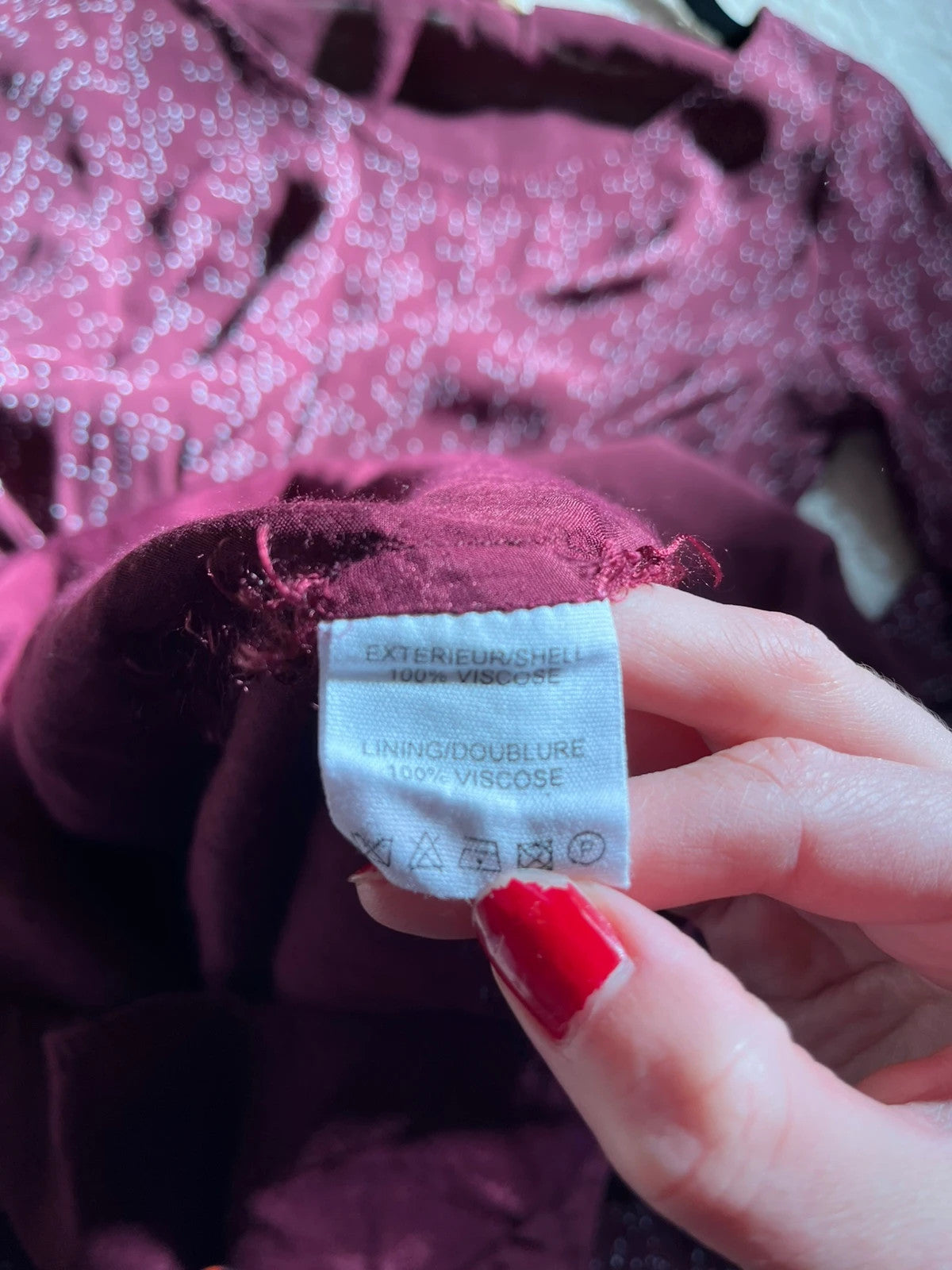 Robe à pois petite mendigote