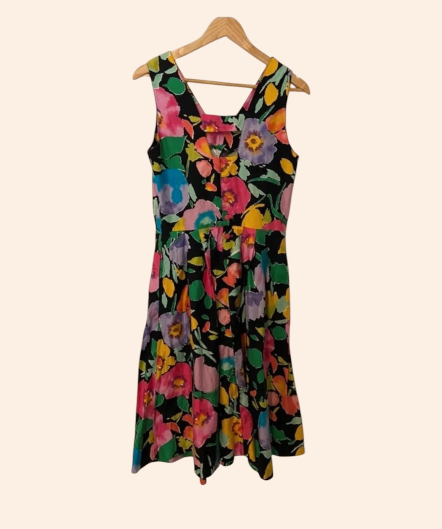 Robe à fleurs vintage