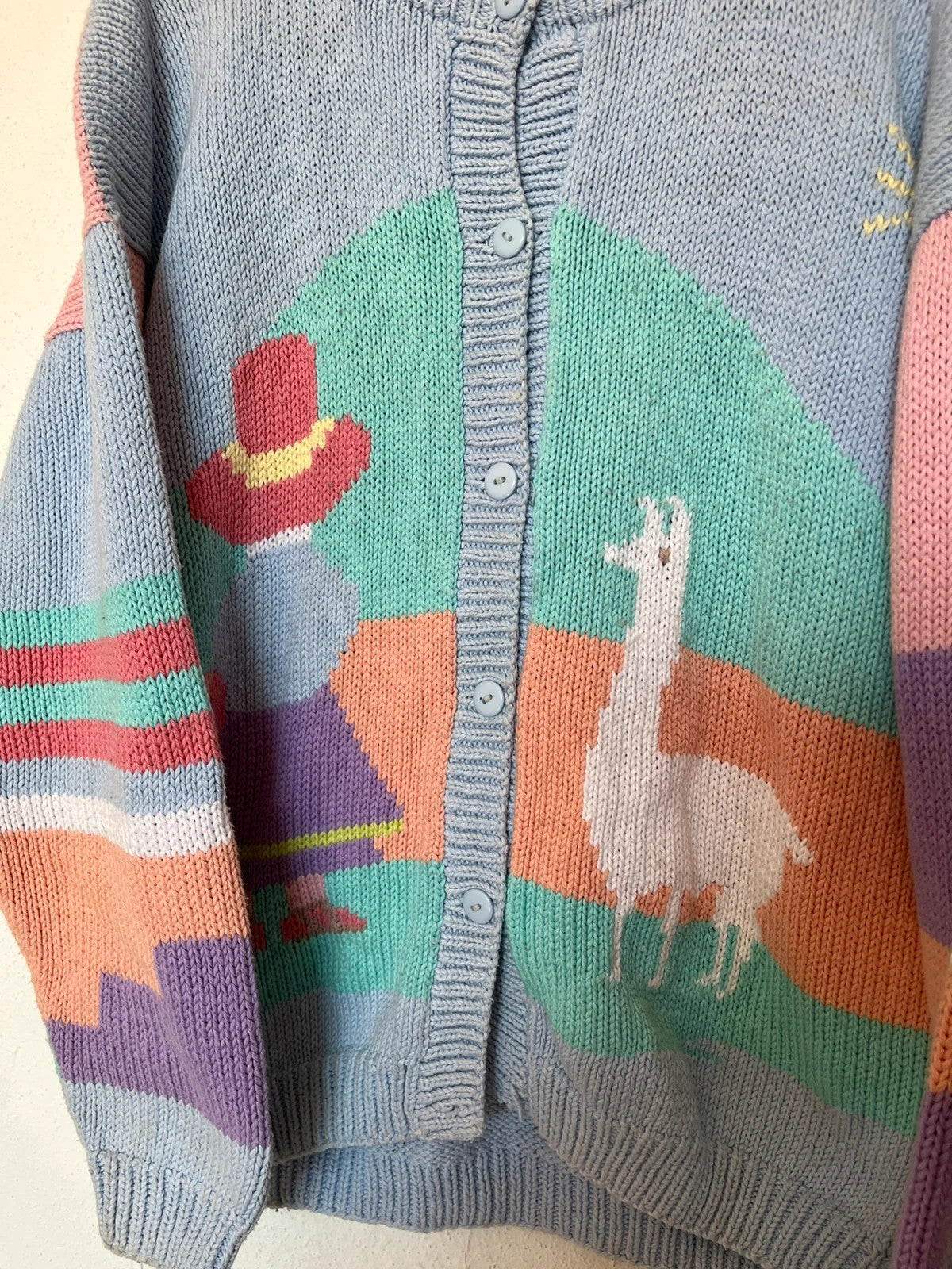 Gilet vintage pastel