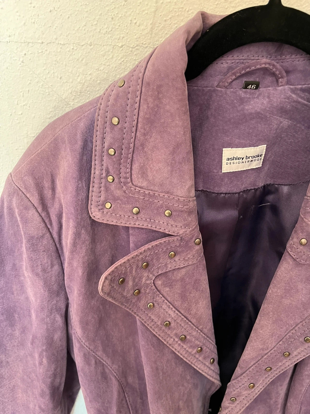 Perfecto en cuir suédé