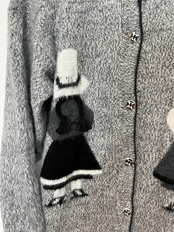 Gilet vintage en alpaga
