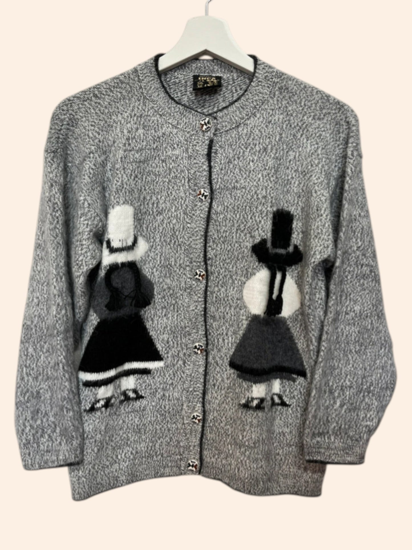 Gilet vintage en alpaga