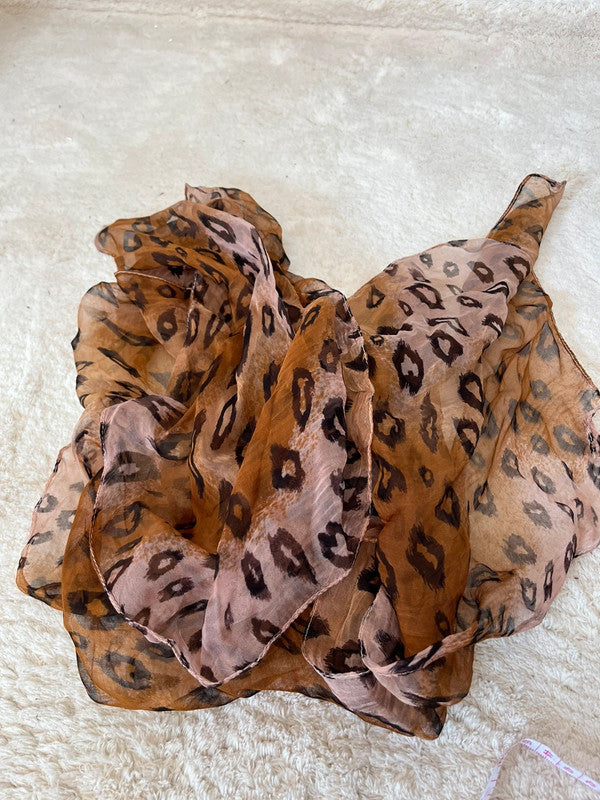 Foulard léopard 150x35