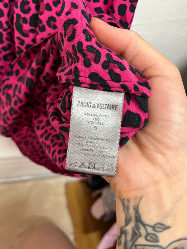 Robe Zadig & Voltaire print léopard