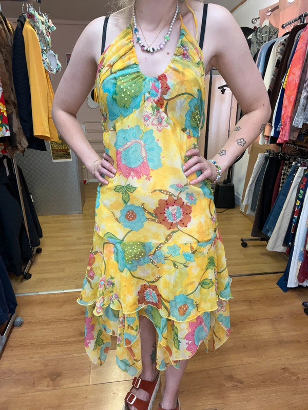 Robe vintage asymétrique