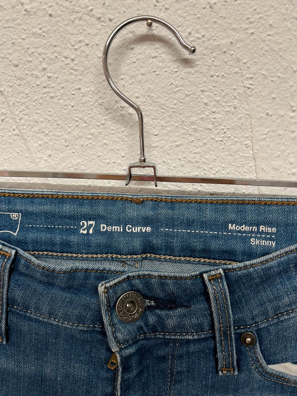 Jean Levis demi curve modern rise skinny W27/L30