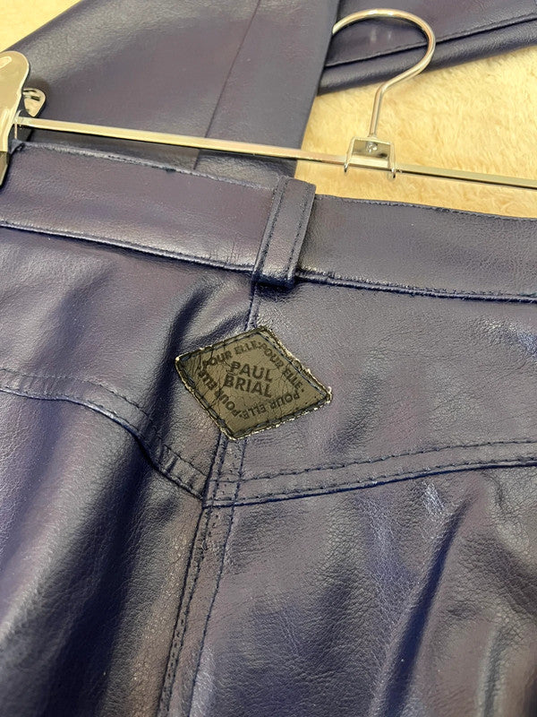Pantalon vintage Paul brial similicuir
