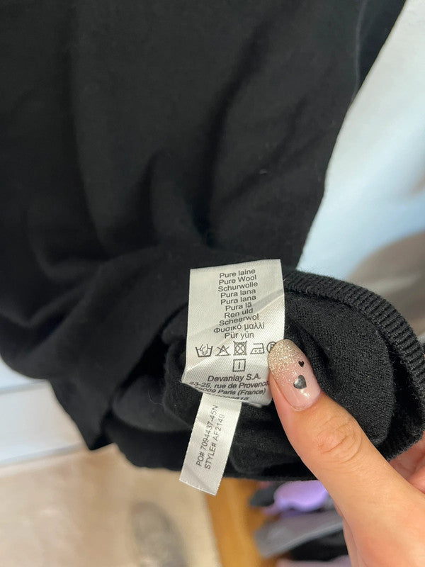 Pull Lacoste col V - Logo ton sur ton