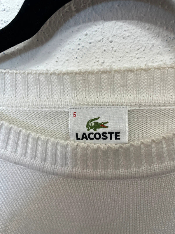 Pull Lacoste marinière - Col rond