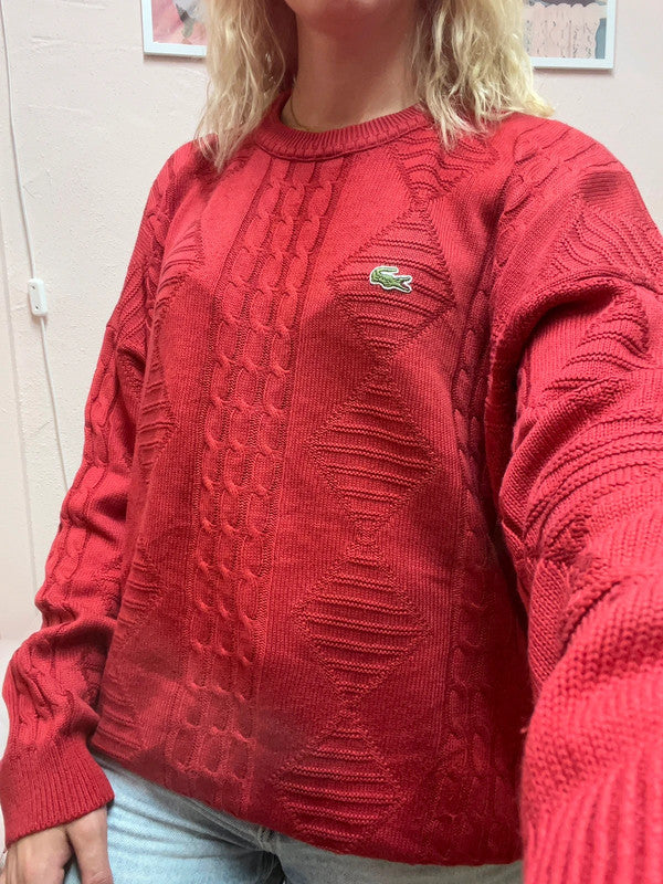 Pull Lacoste vintage en maille