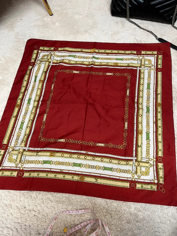 Foulard vintage 65x65