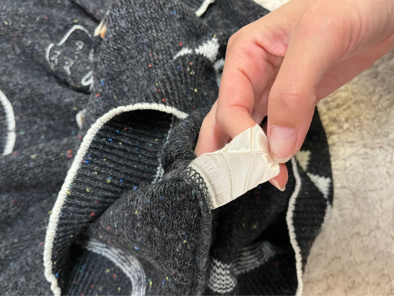 Pull vintage à reliefs - Mood Noël