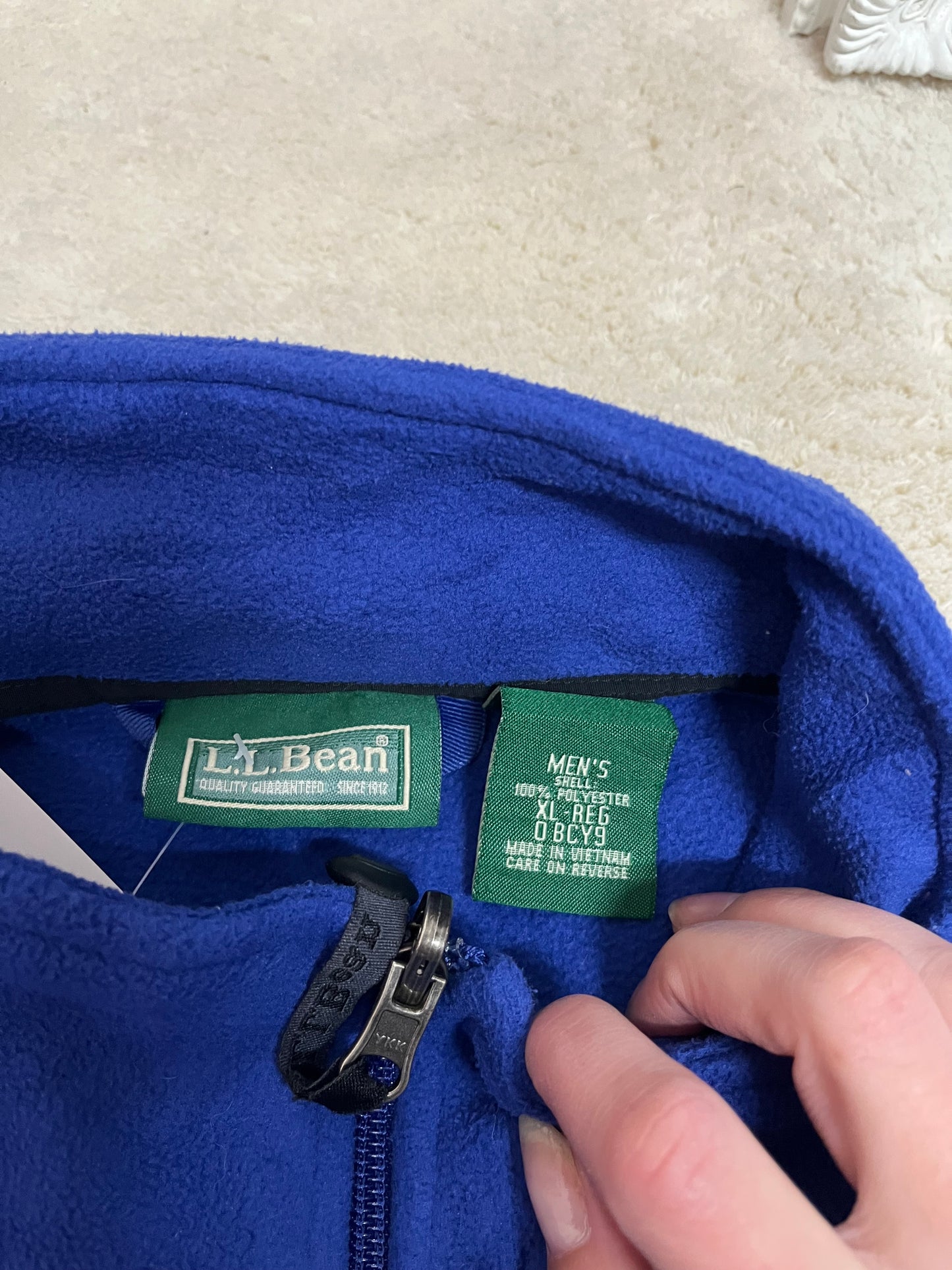 Polaire full zip LL Bean