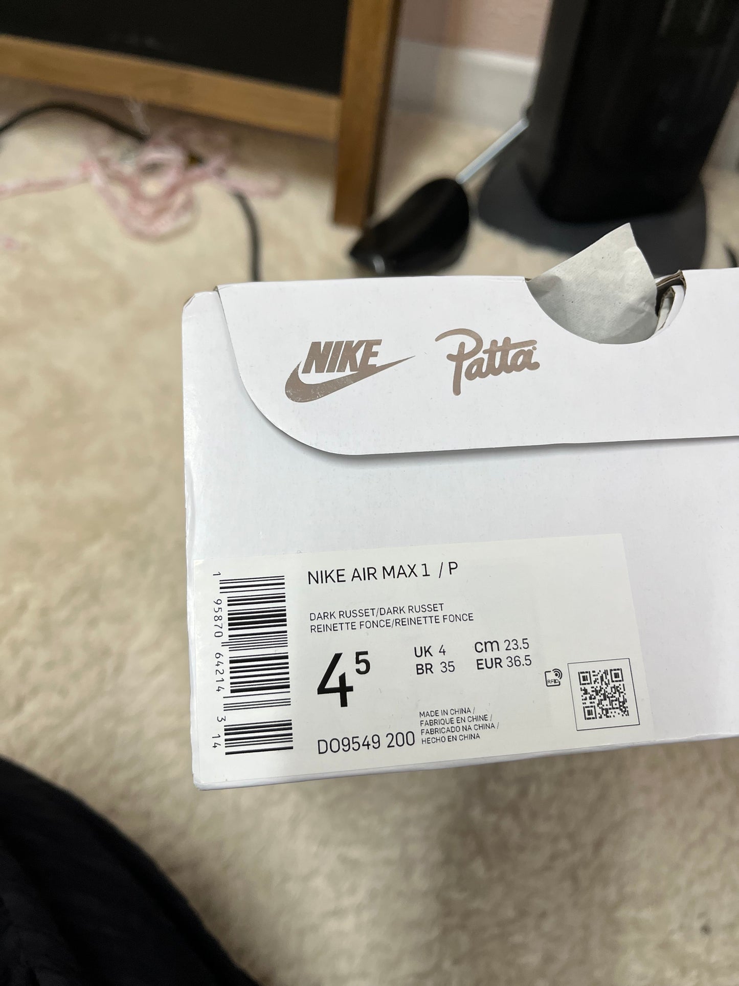 Nike Air Max One xPatta - Dark Russet