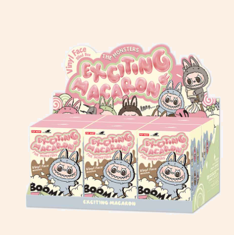 Labubu POP MART THE MONSTERS - Exciting Macaron Vinyl Face Blind Box