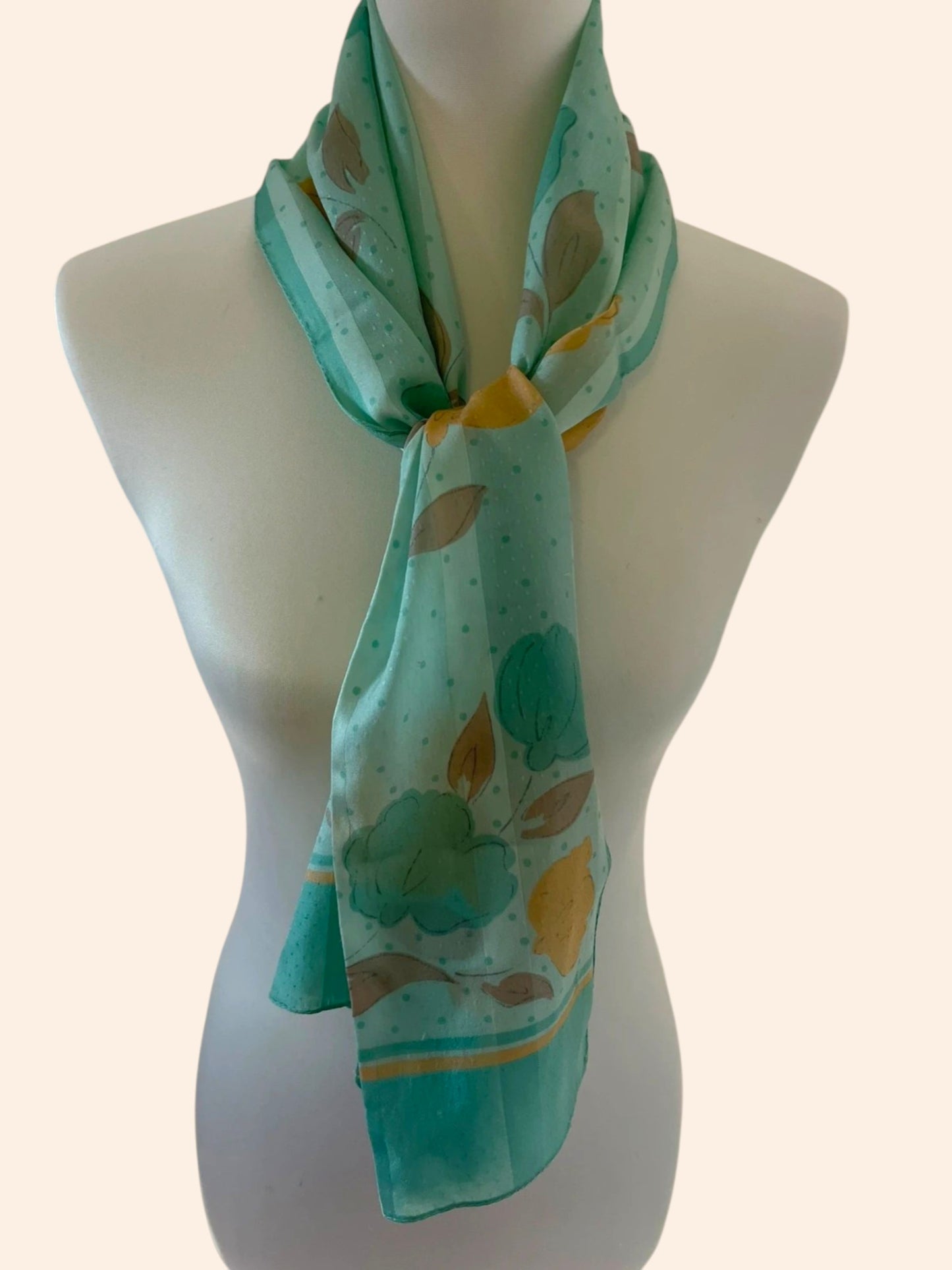 Foulard vintage 130x27