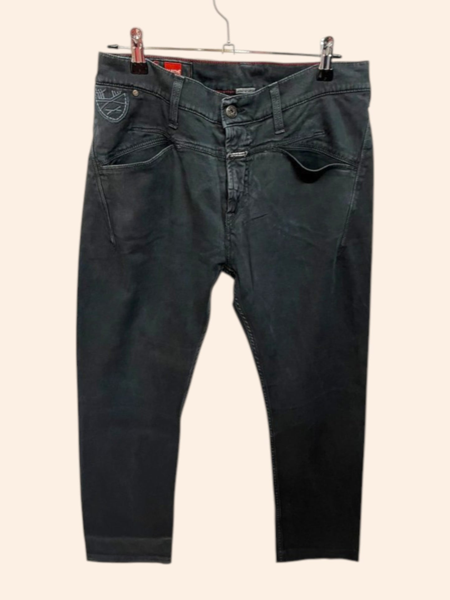 Jean noir taille basse Marithé & François Girbaud