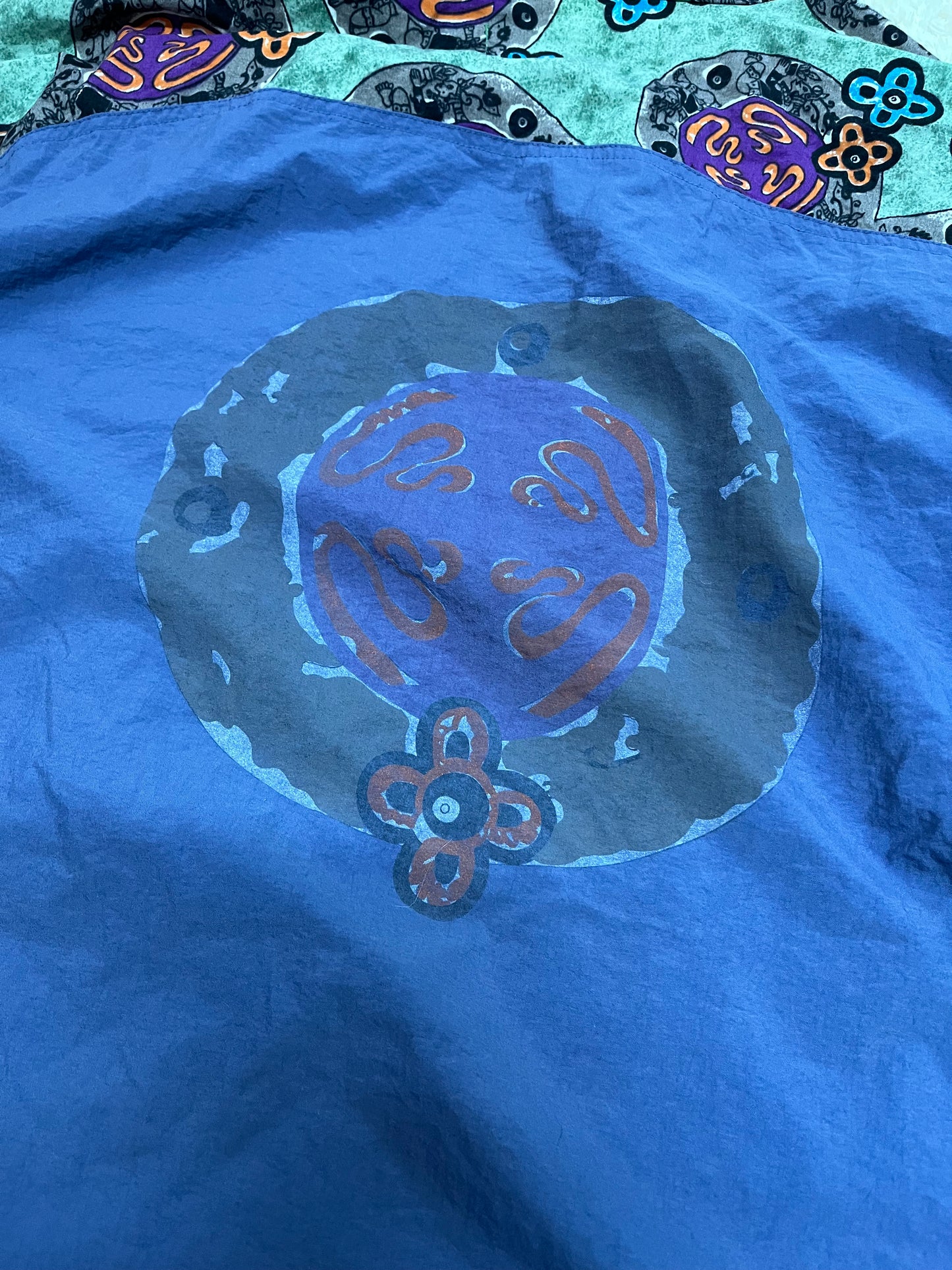 Veste coupe-vent Adidas vintage - à motifs