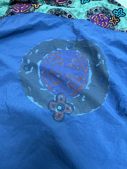 Veste coupe-vent Adidas vintage - à motifs