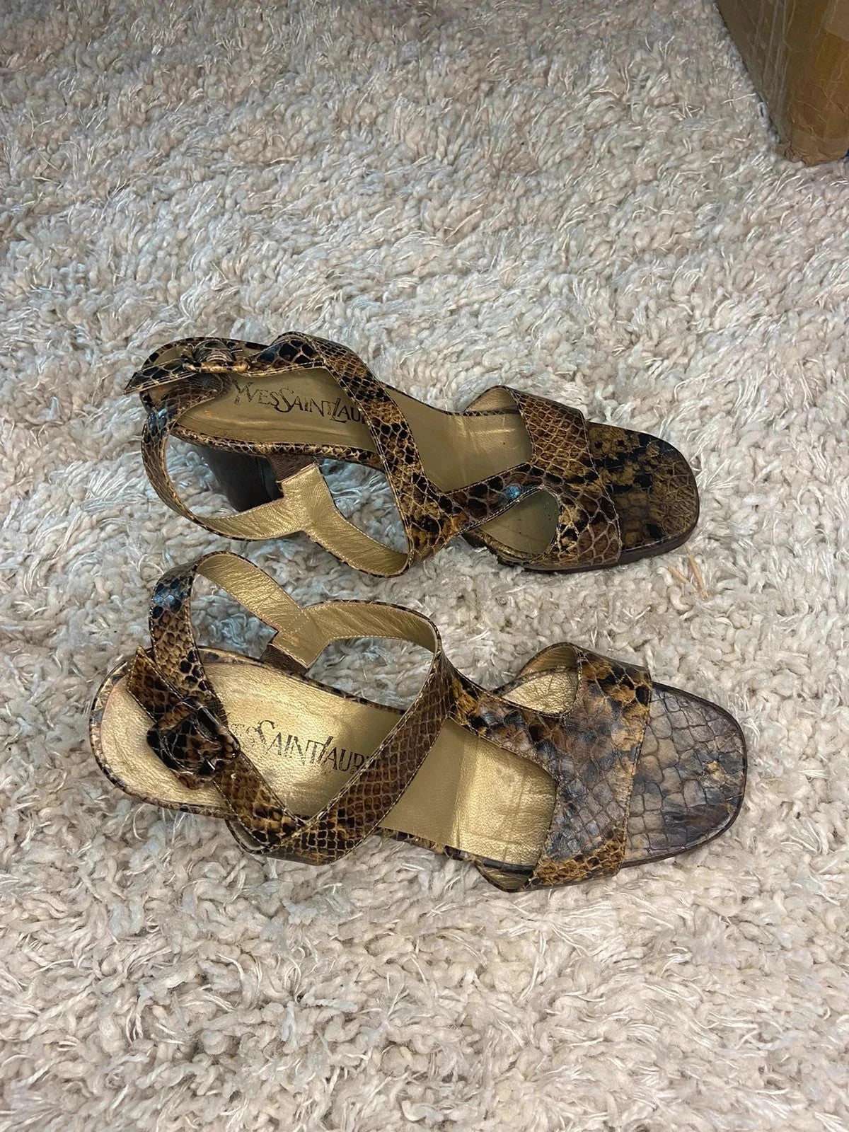 Sandales à talons Yves Saint Laurent