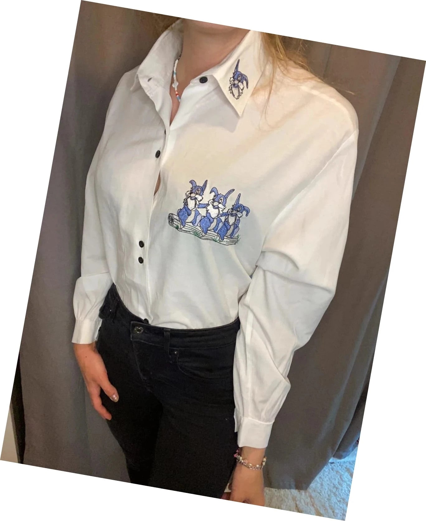 Chemise blanche vintage