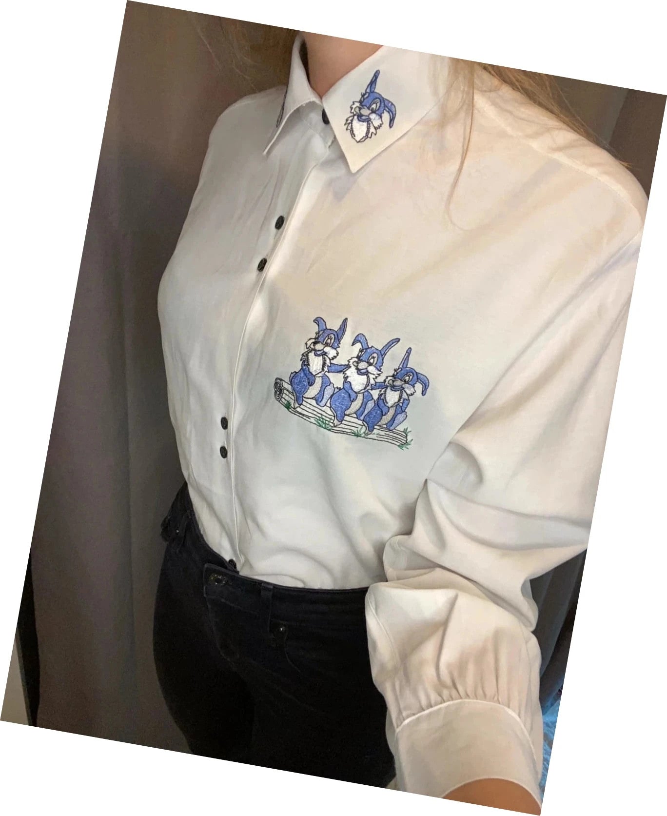 Chemise blanche vintage